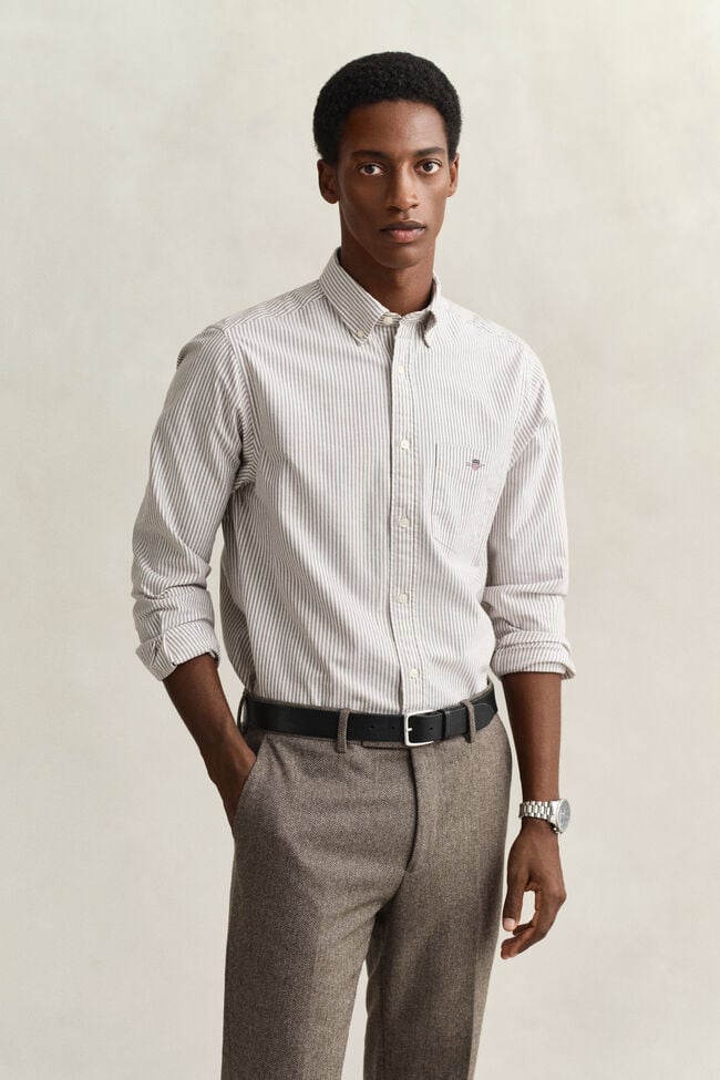 Banker Stripe Classic Oxford Shirt