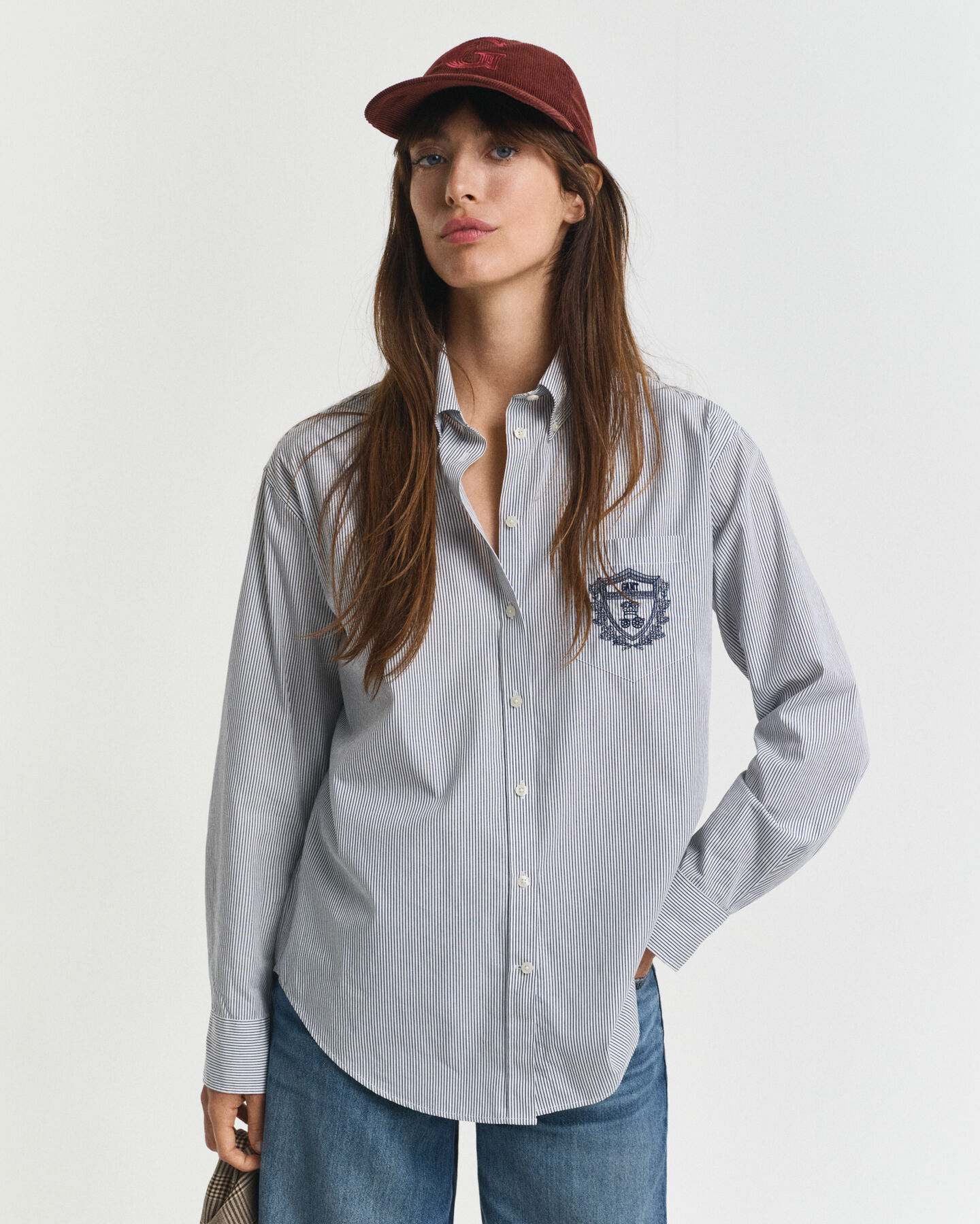 Relaxed Fit Classic Poplin Graphic Shirt