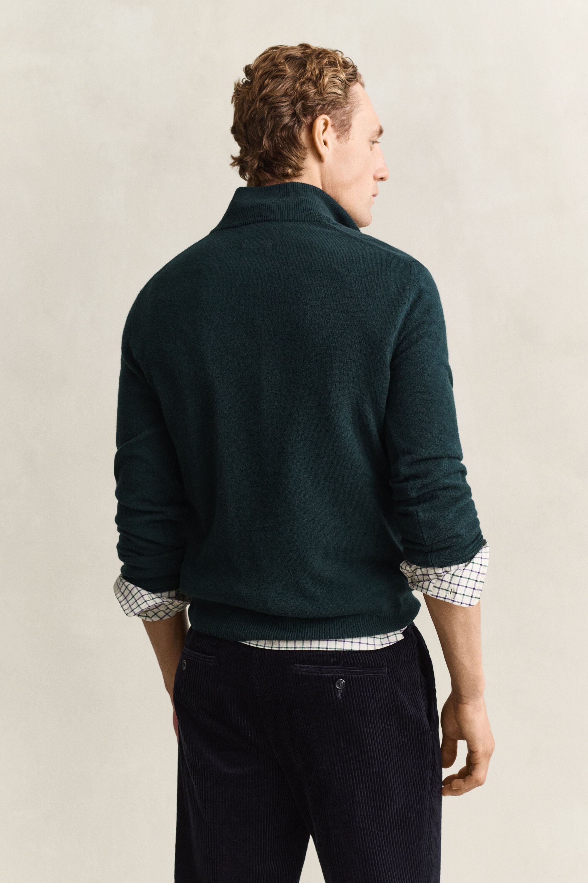 Lambswool Half-Zip Sweater