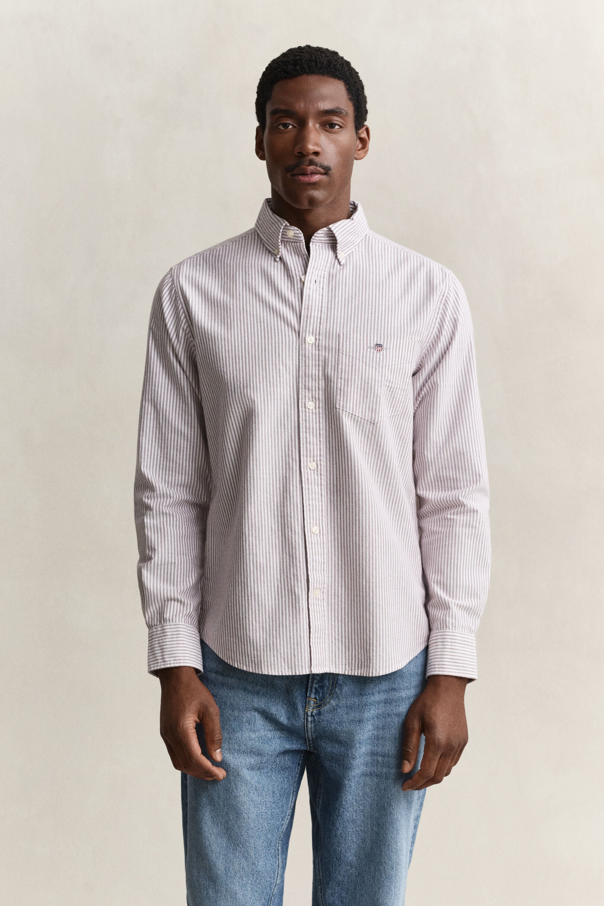 Banker Stripe Classic Oxford Shirt