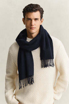 Wool Scarf — EVENING BLUE 4