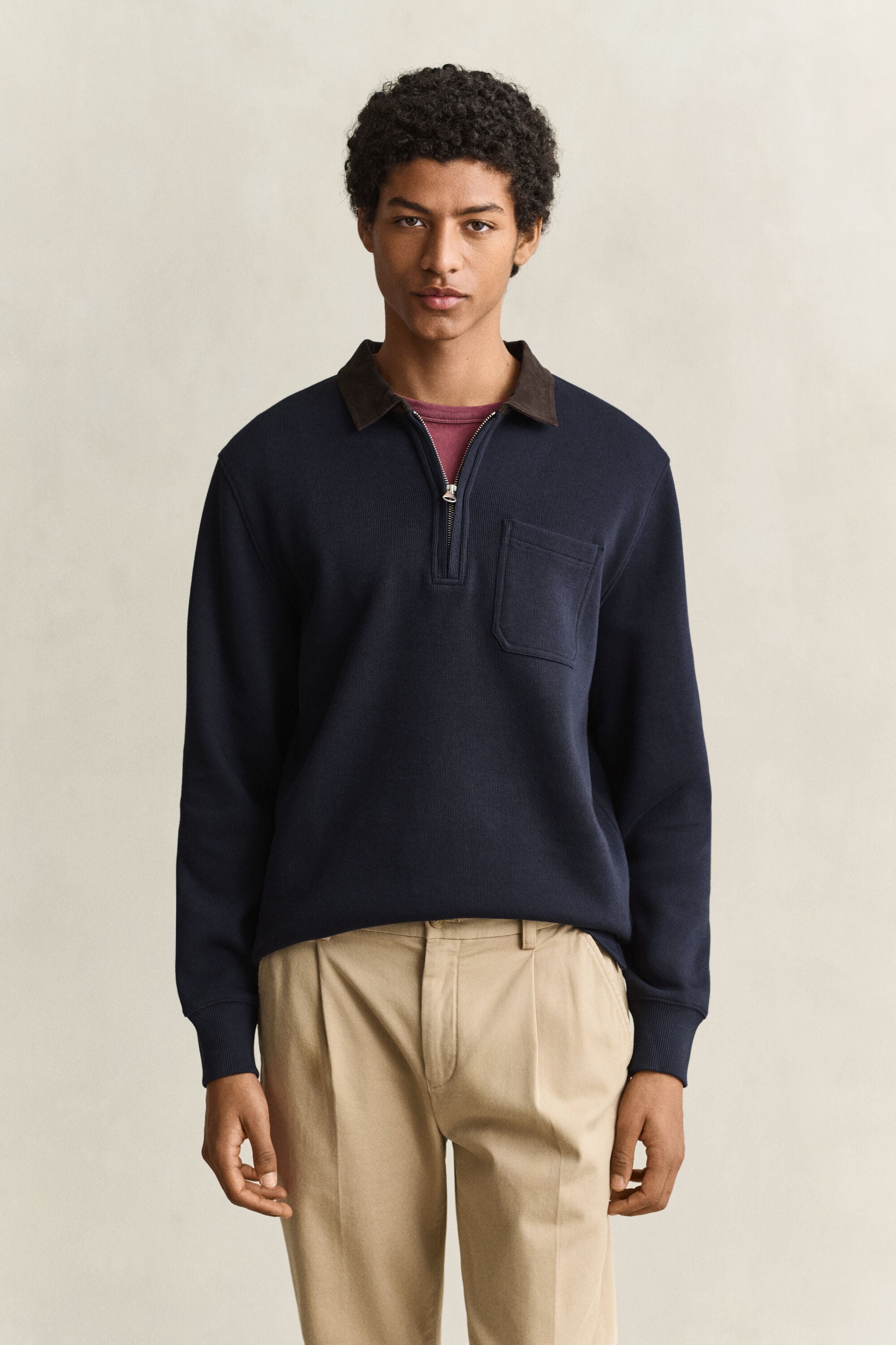 Half Zip Rugger
