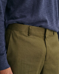 Cotton Linen Suit Pants