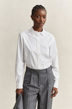 Classic Regular Poplin Shirt — WHITE 6