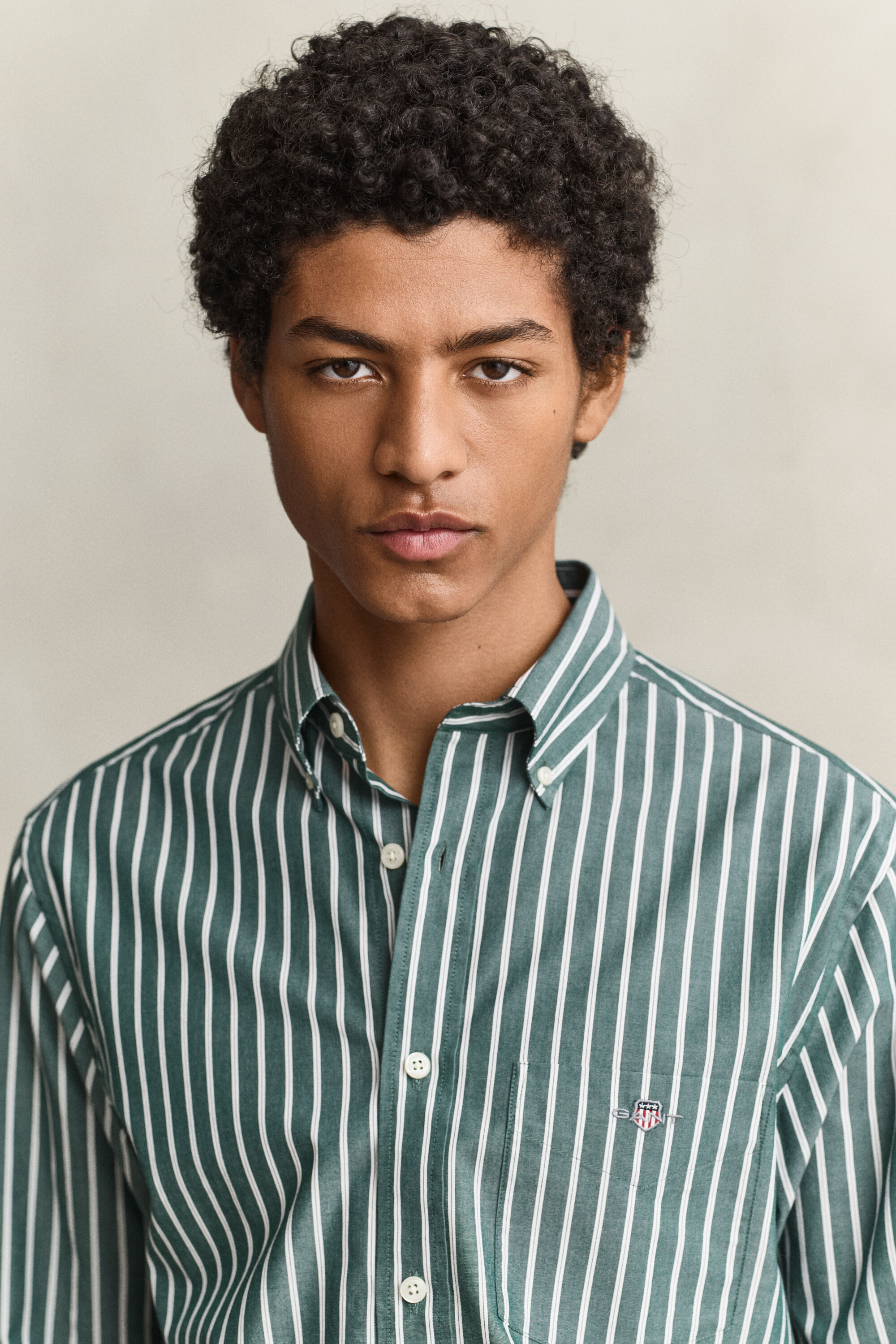 Striped Poplin Shirt