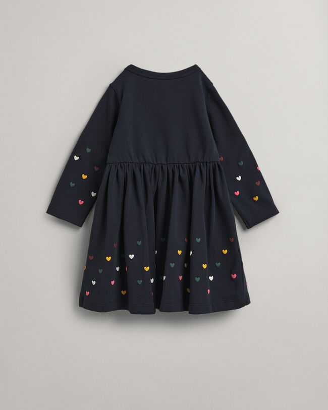 Baby Girl Heart Monogram Dress