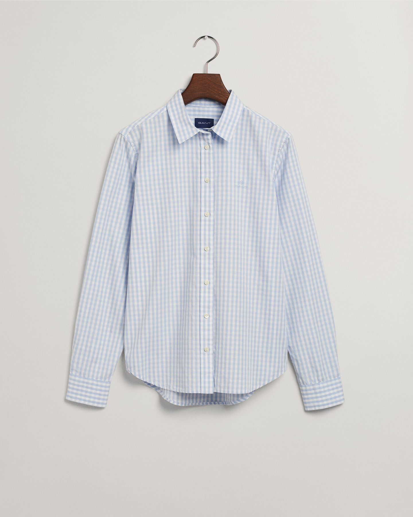 Regular Fit Gingham Broadcloth Shirt - GANT