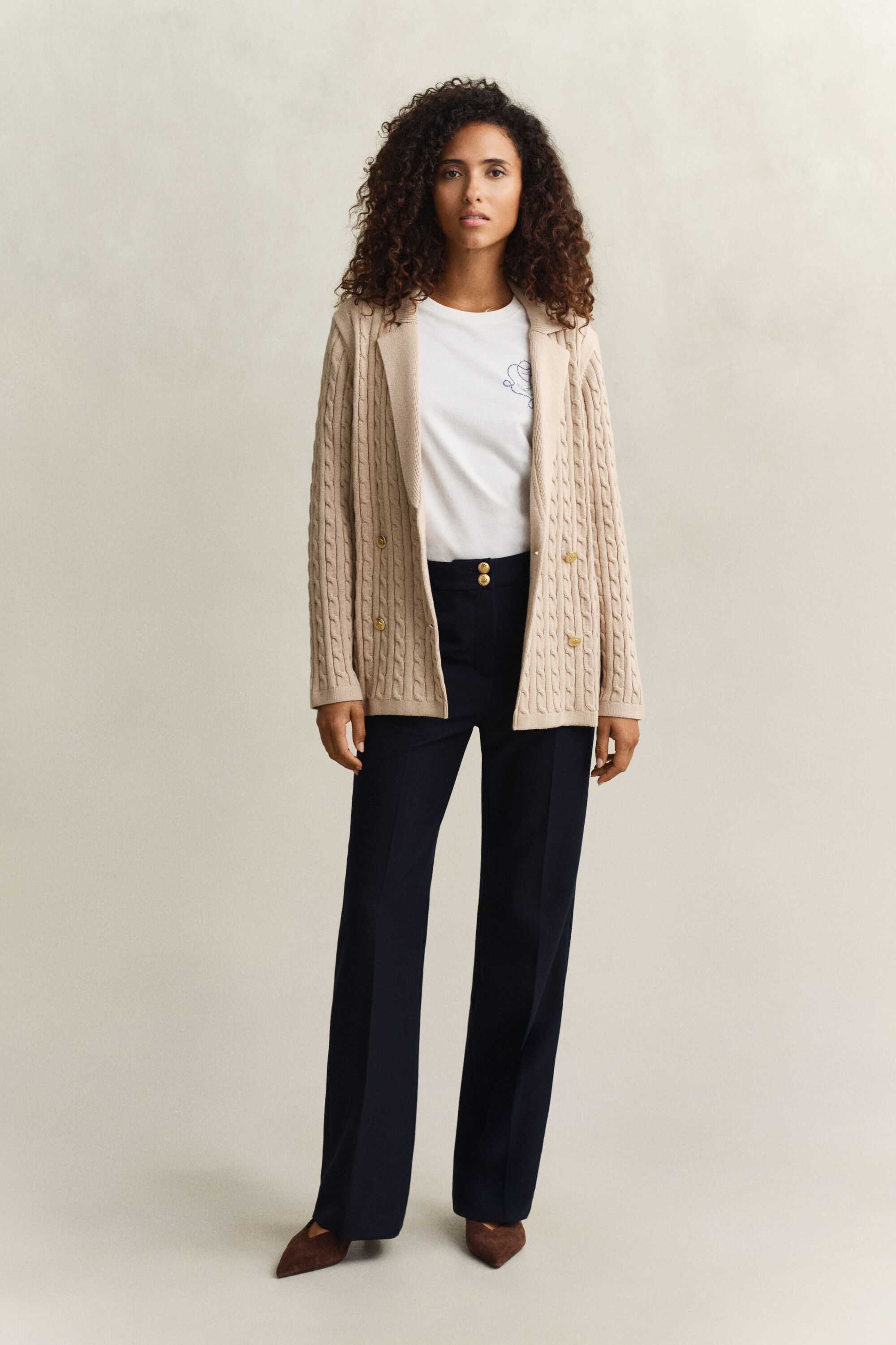 Cable Knit Club Blazer