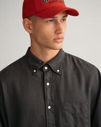 Relaxed Fit Garment-Dyed Lyocell Shirt