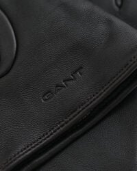 Buttoned Leather Gloves