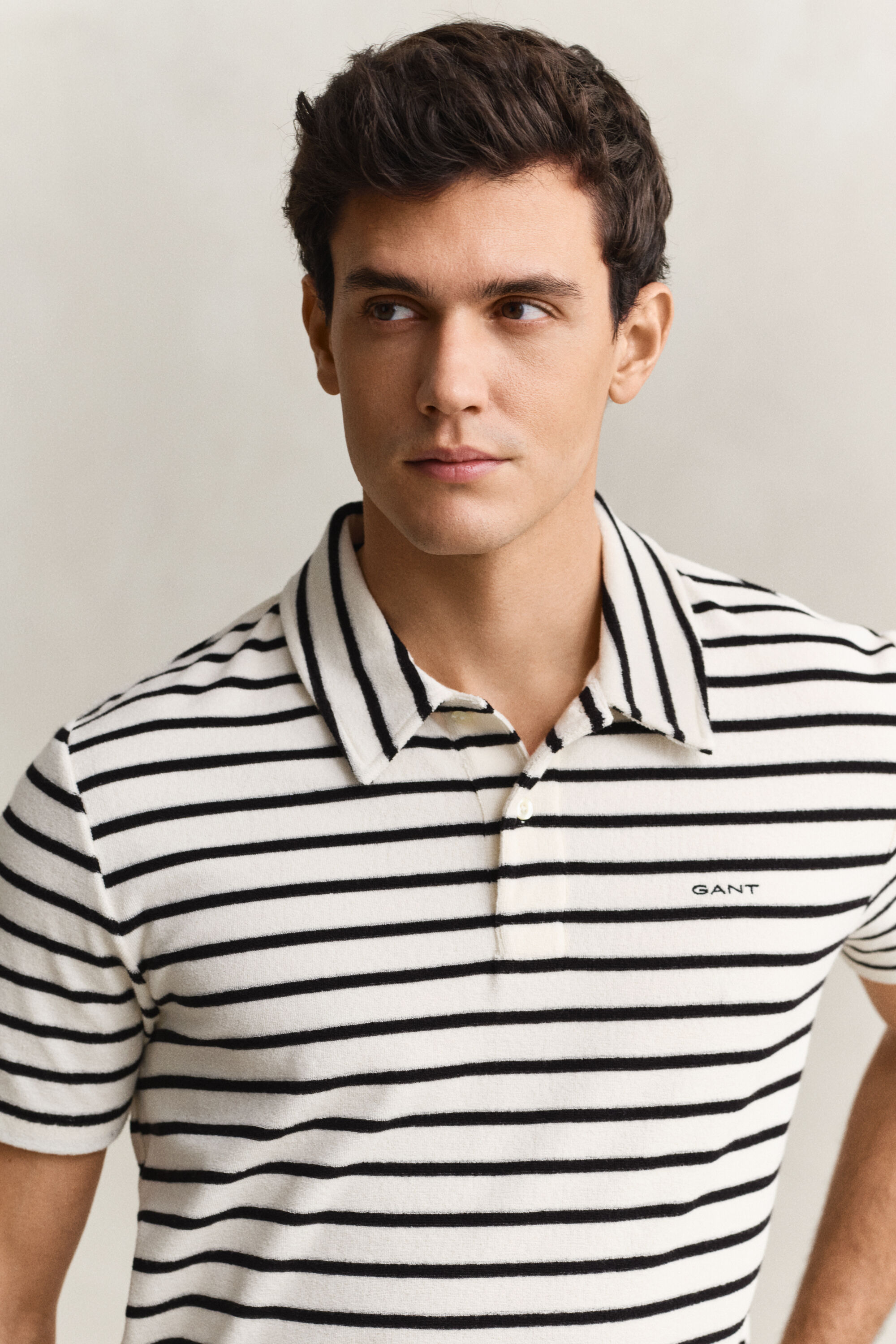 Terry Cloth Polo Shirt