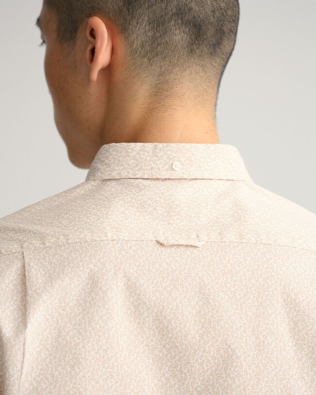 Slim Fit Small Paisley Oxford Shirt