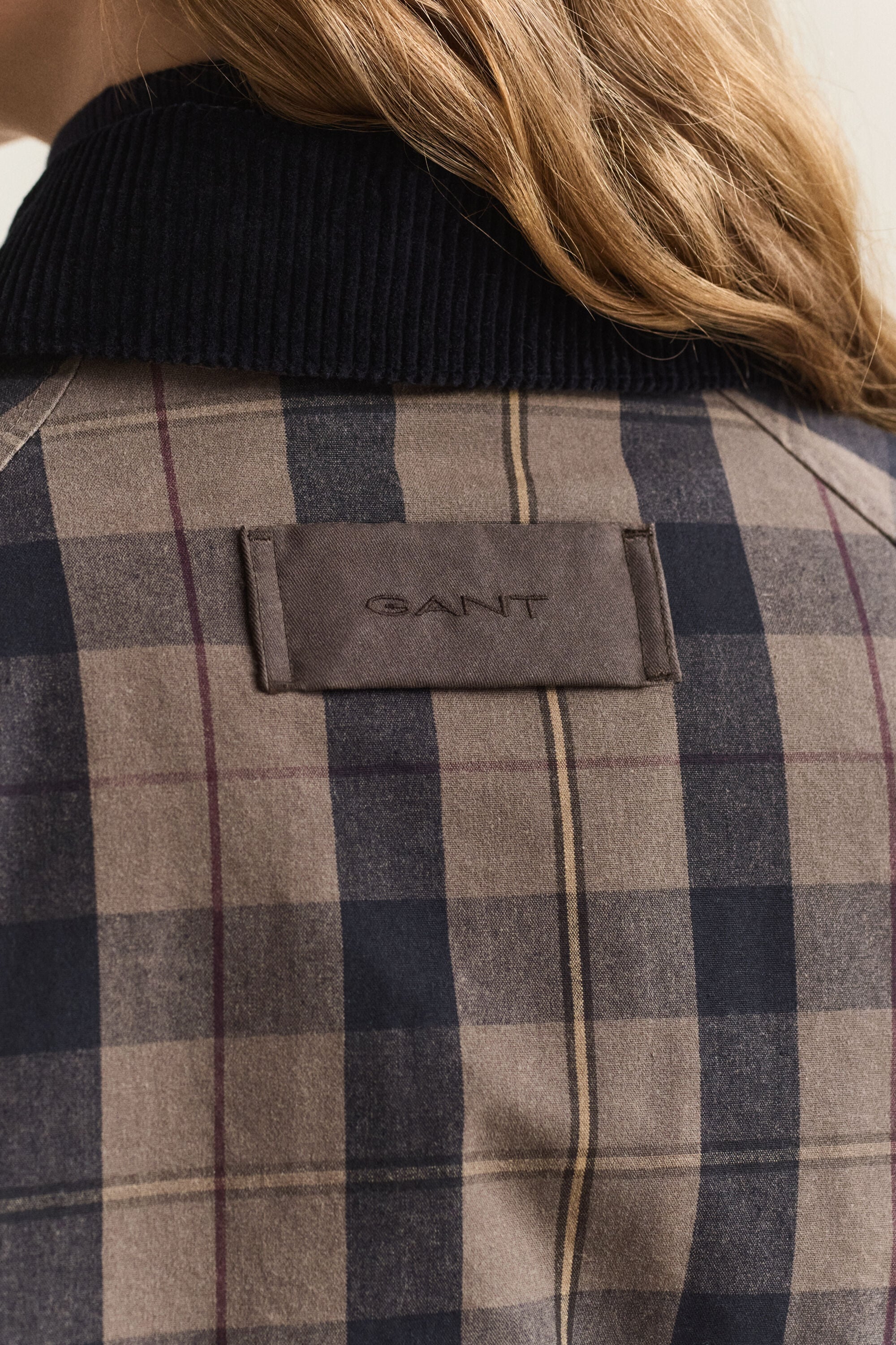 Check Waxed Jacket