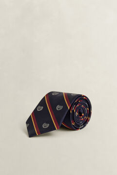 Gant x Yale Crest Tie — MARINE 2