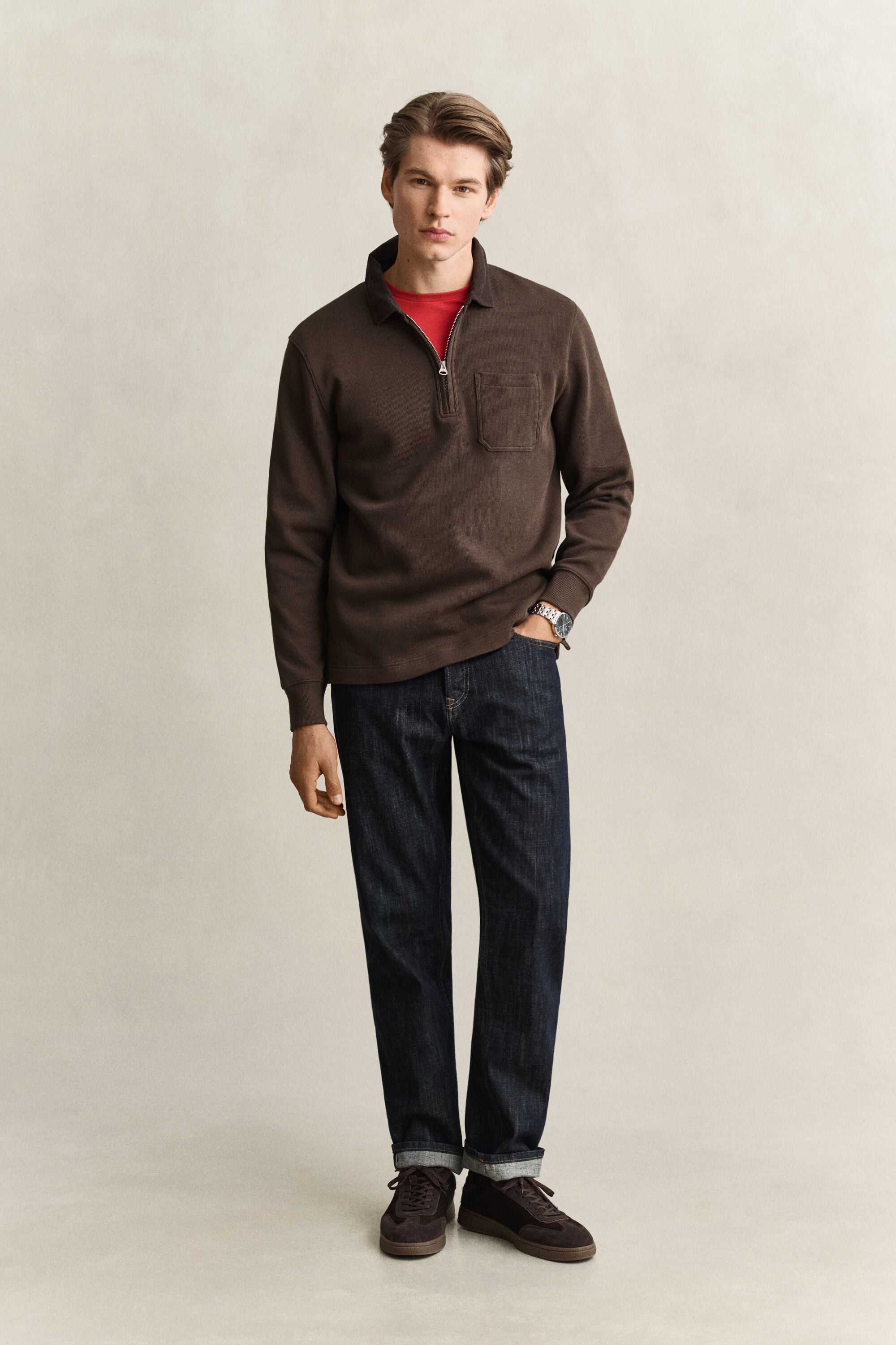 Half Zip Rugger