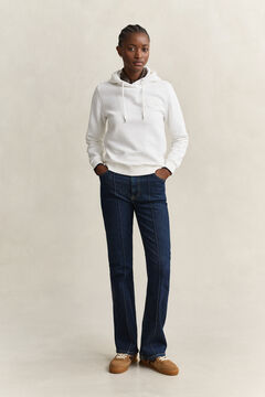Tonal Shield Hoodie — EGGSHELL 6