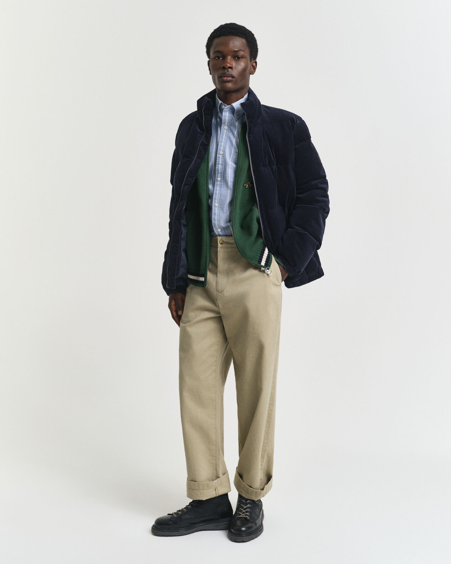 Corduroy Puffer Jacket