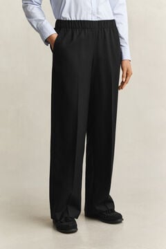 Wool Blend Pants — BLACK 4