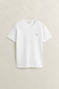 Slim Fit Shield V-Neck T-Shirt