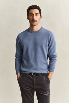 Lambswool Crew Neck Sweater — BLUE HORIZON 5