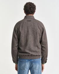 Wool Blend Harrington Jacket