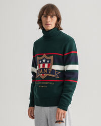 Banner Shield Turtleneck