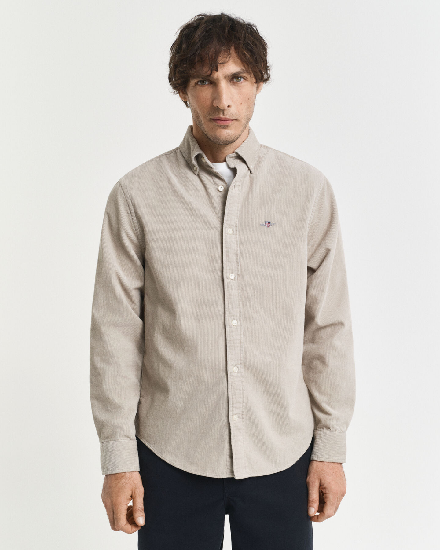 Regular Fit Cotton Corduroy Shirt