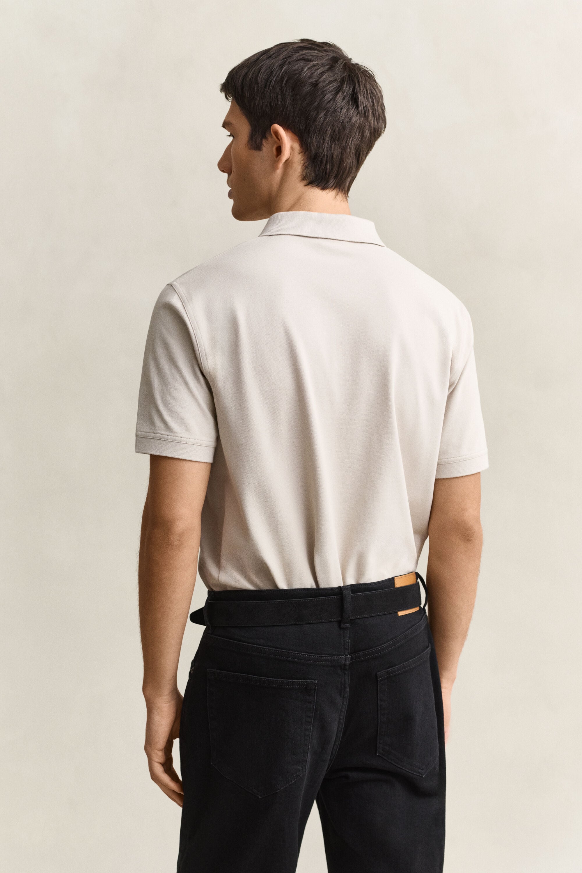 Contrast Piqué Polo Shirt