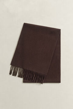 Wool Scarf — SHADOW BROWN 3