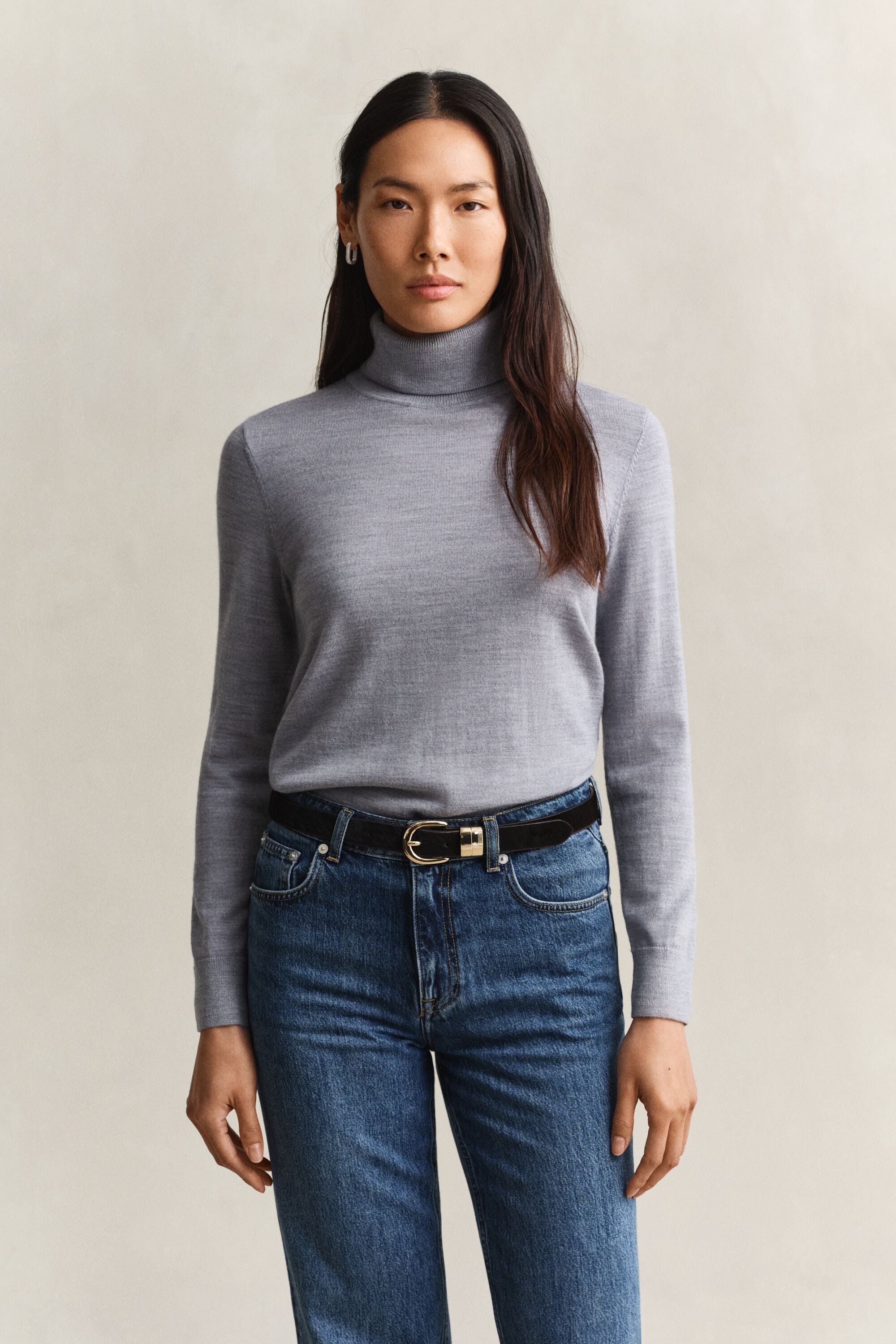 Extra Fine Merino Wool Turtleneck Sweater