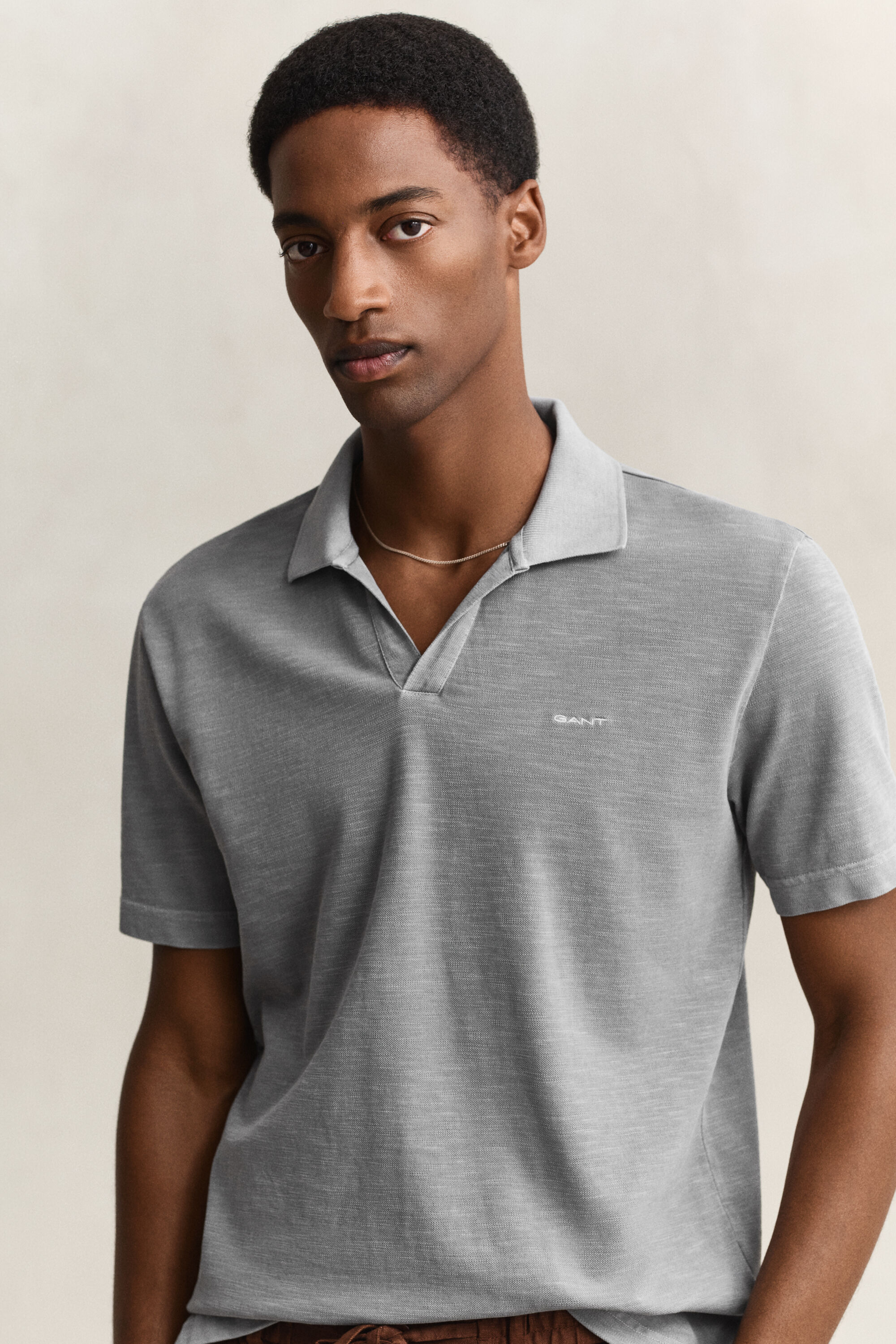 Washed Polo Shirt