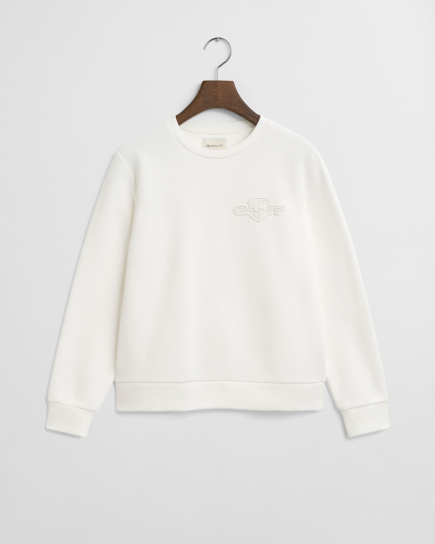 Tonal Shield Crew Neck Sweatshirt