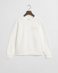 Tonal Shield Crew Neck Sweatshirt