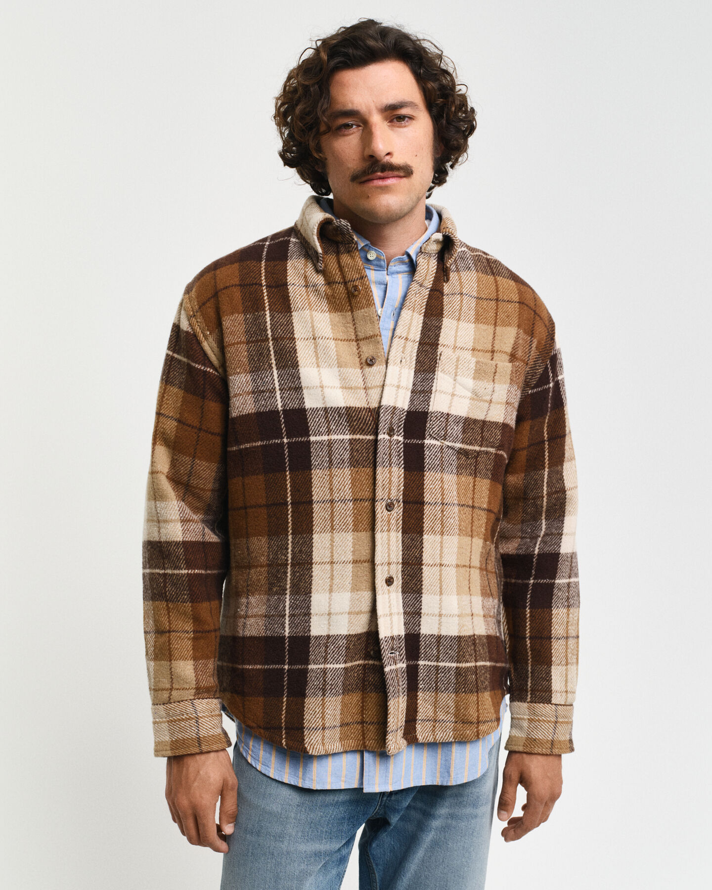 Relaxed Fit Woolster Plaid Shirt