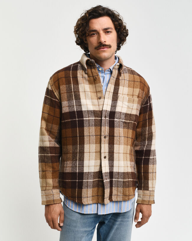 Relaxed Fit Woolster Plaid Shirt
