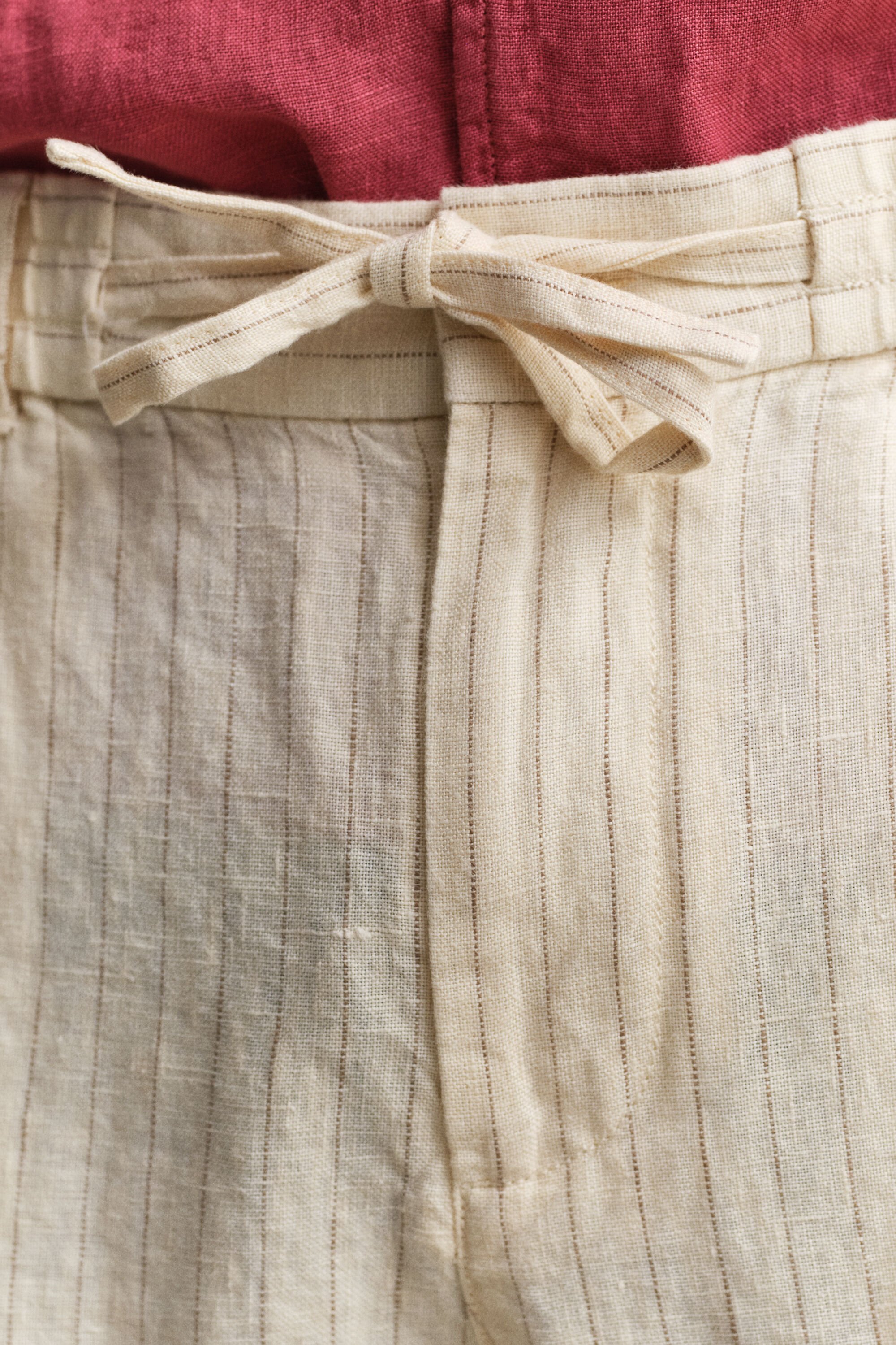 Striped Linen Pants