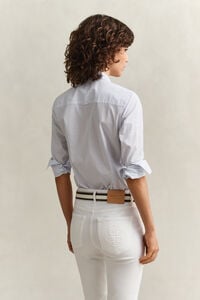 Slim Fit Striped Poplin Shirt