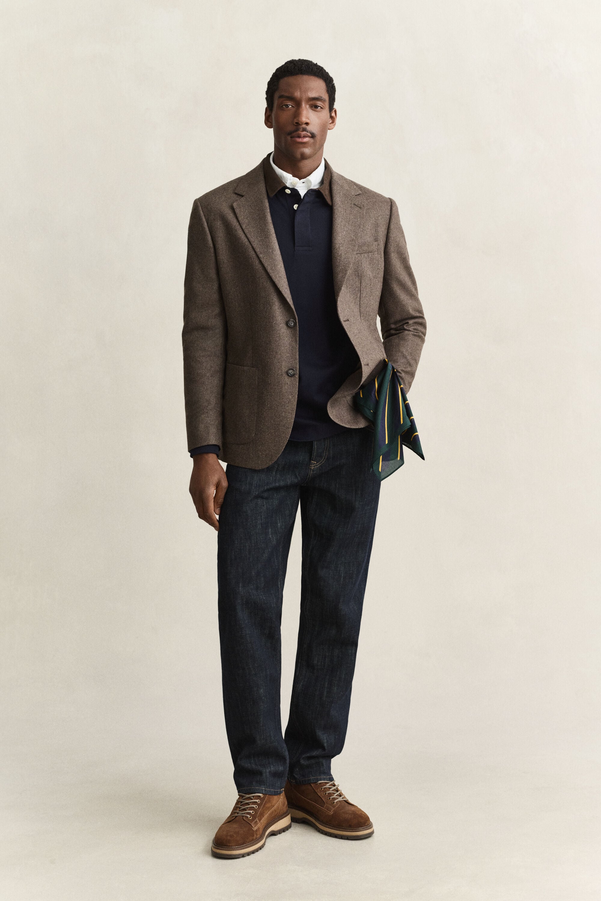 Corduroy Collar Rugger