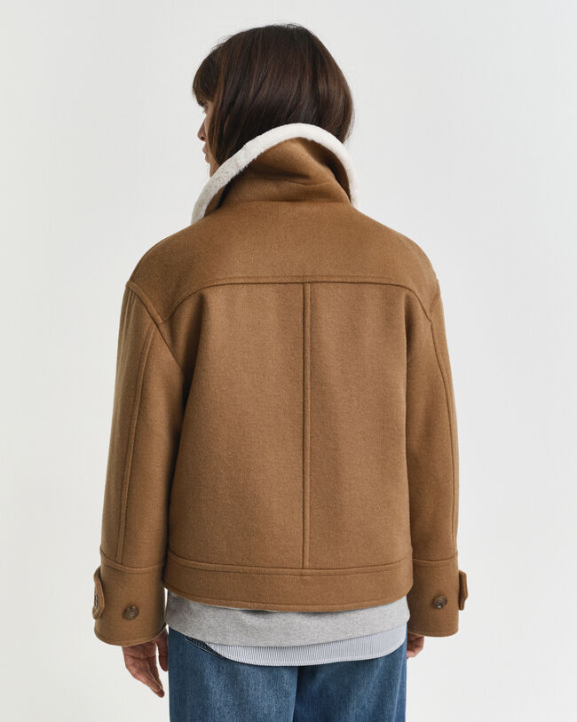 Wool Blend Flight Jacket