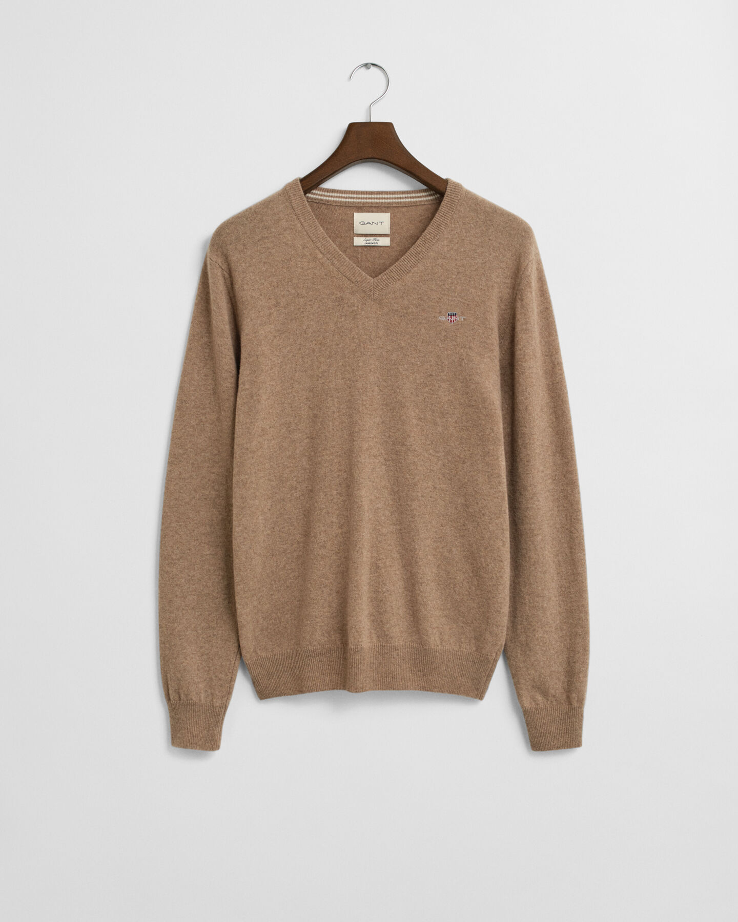 Superfine Lambswool V-Neck Sweater