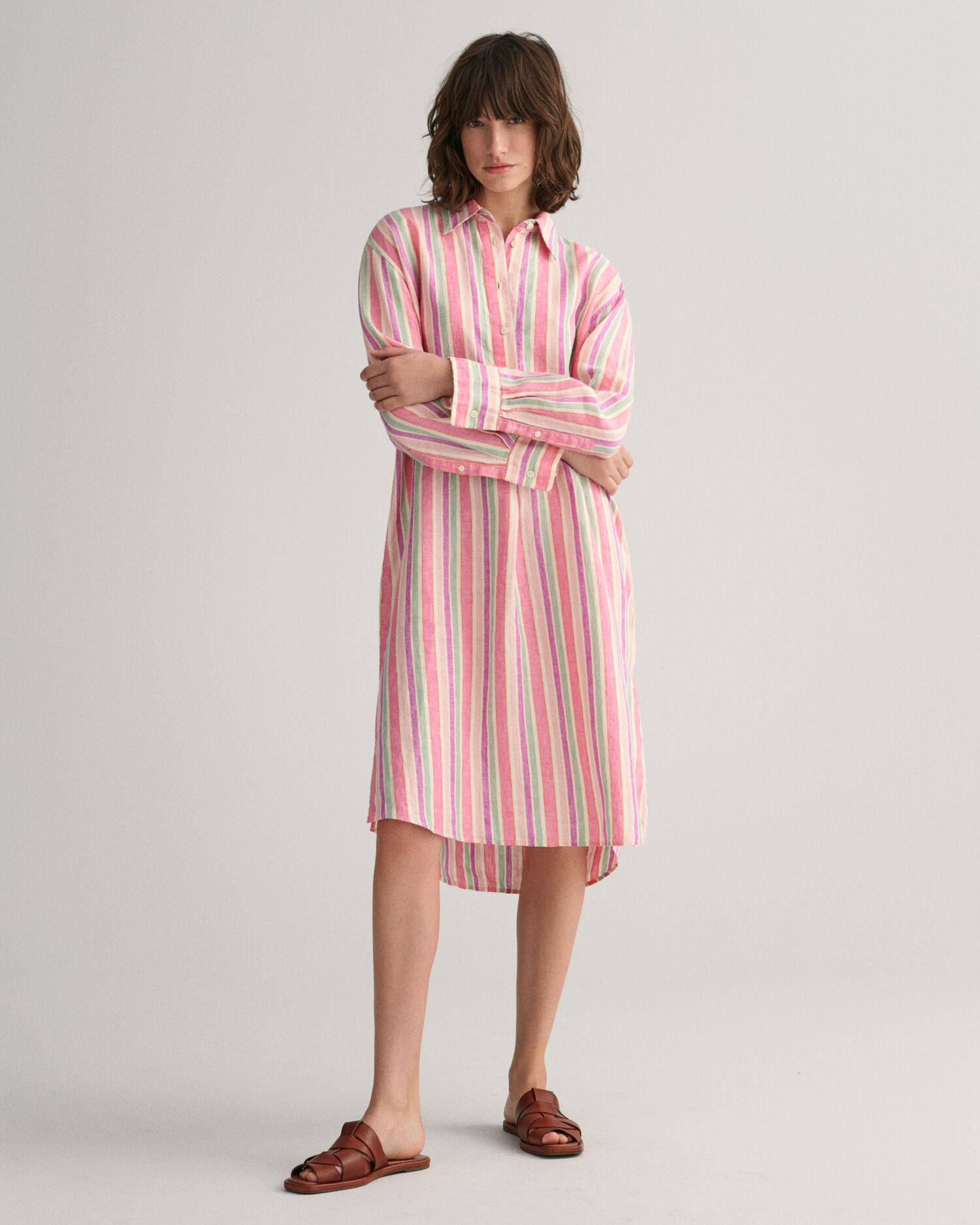 Gant linen shirt 2025 dress