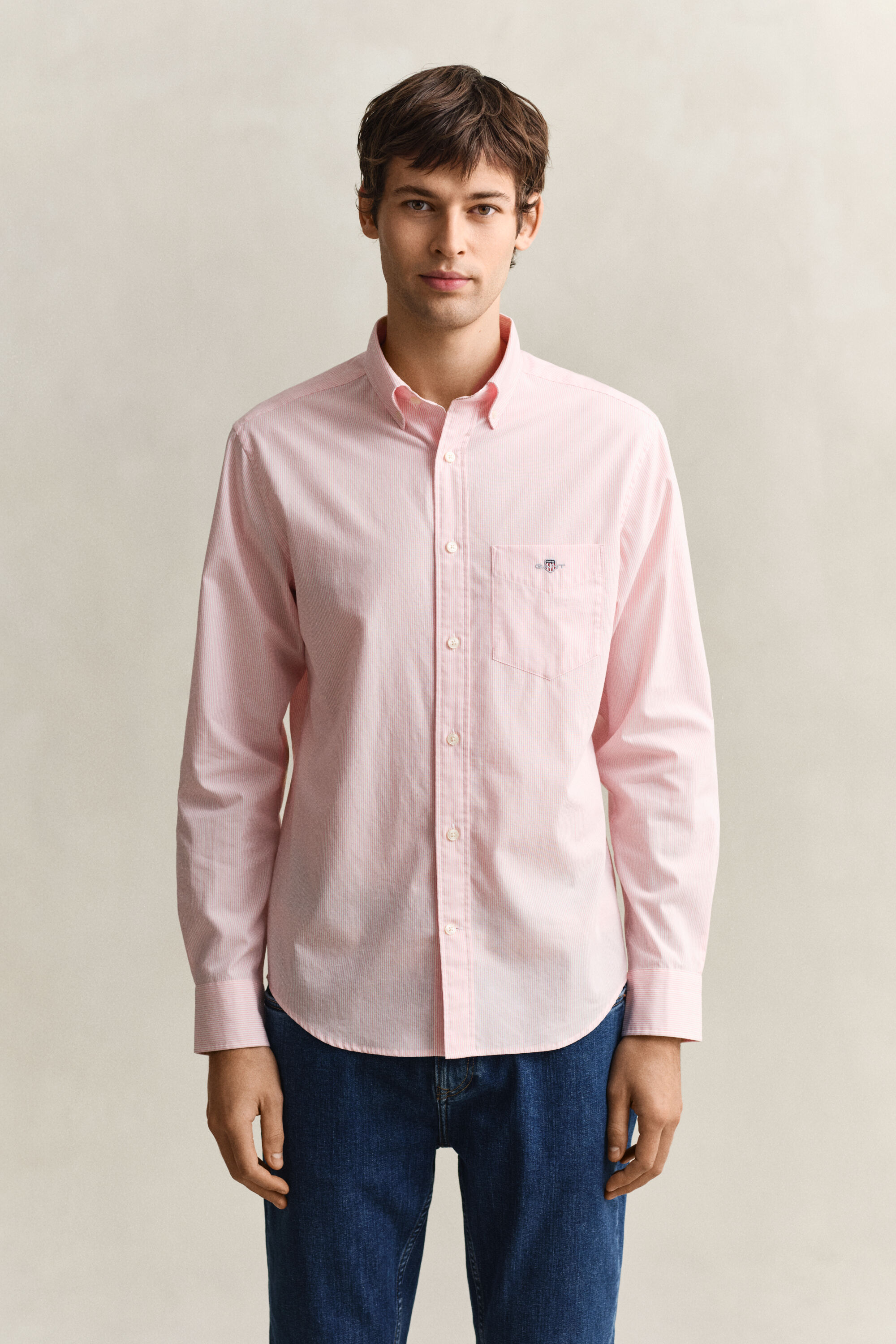 Banker Stripe Classic Poplin Shirt