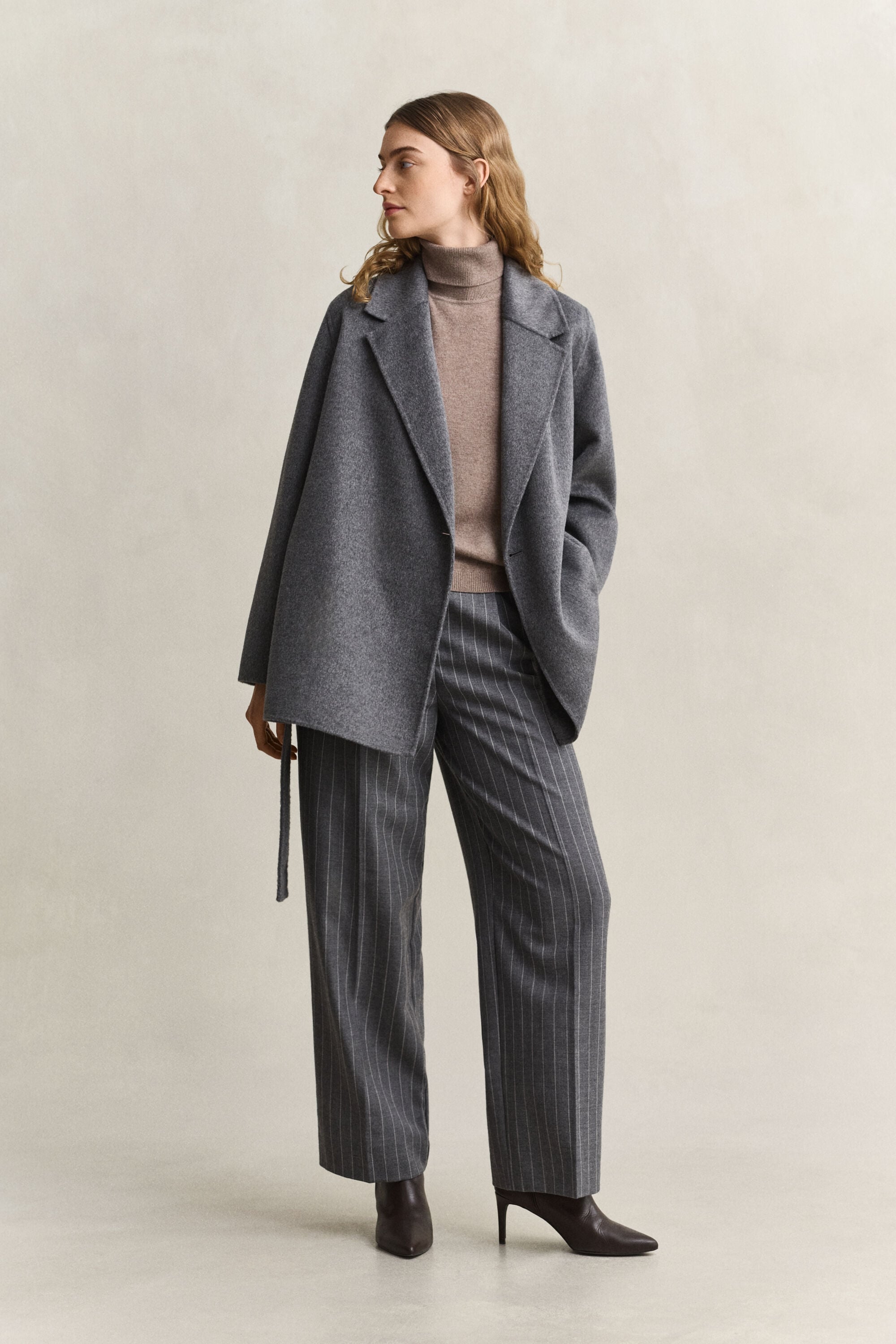 Handstitched Belted Jacket