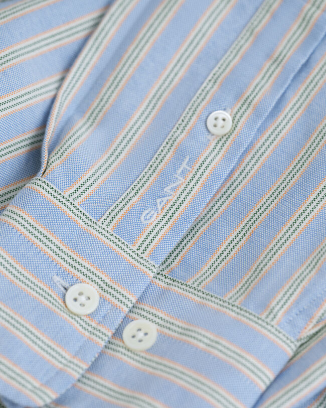 Relaxed Fit Striped Heritage Oxford Shirt