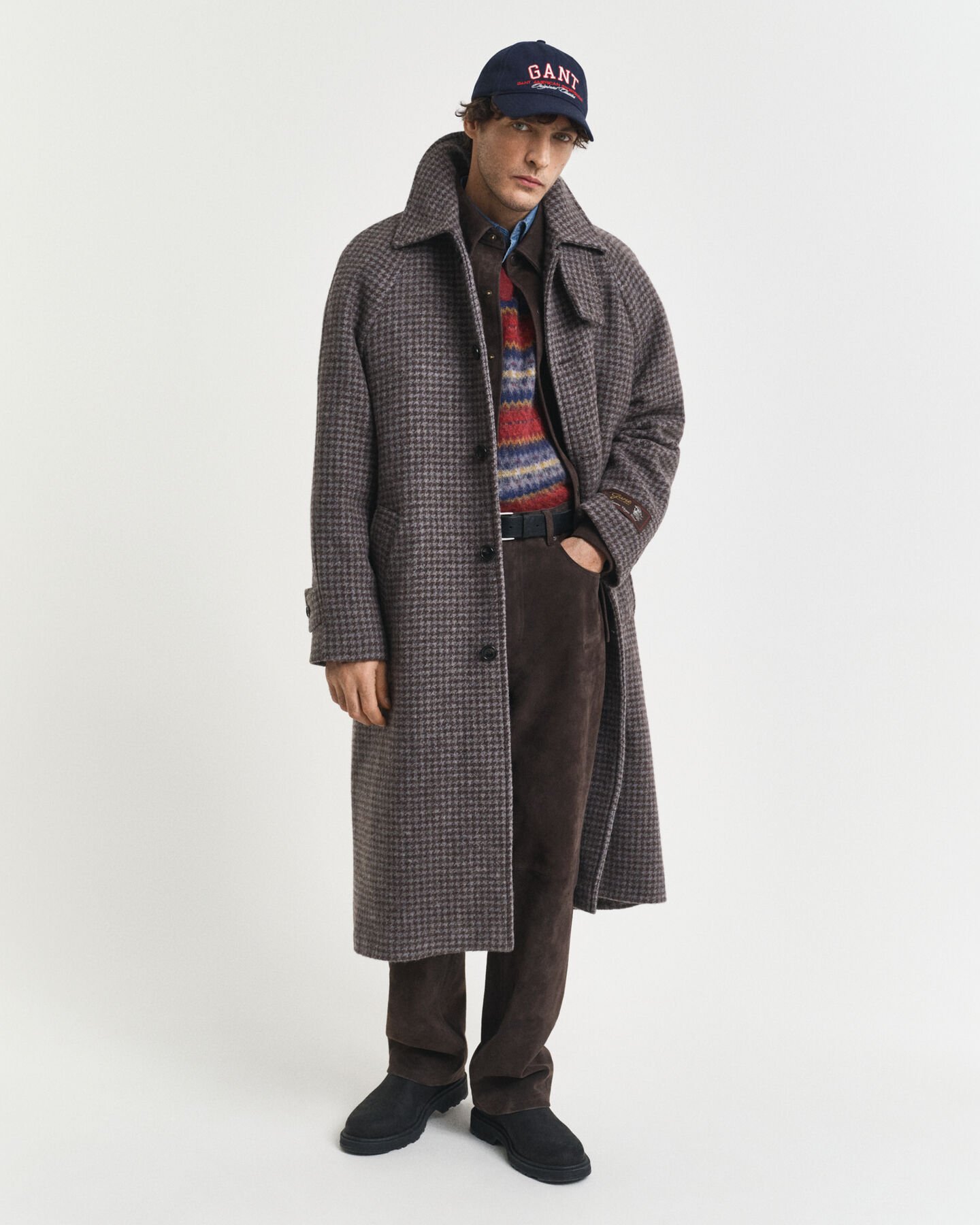 Wool Balmacaan Coat