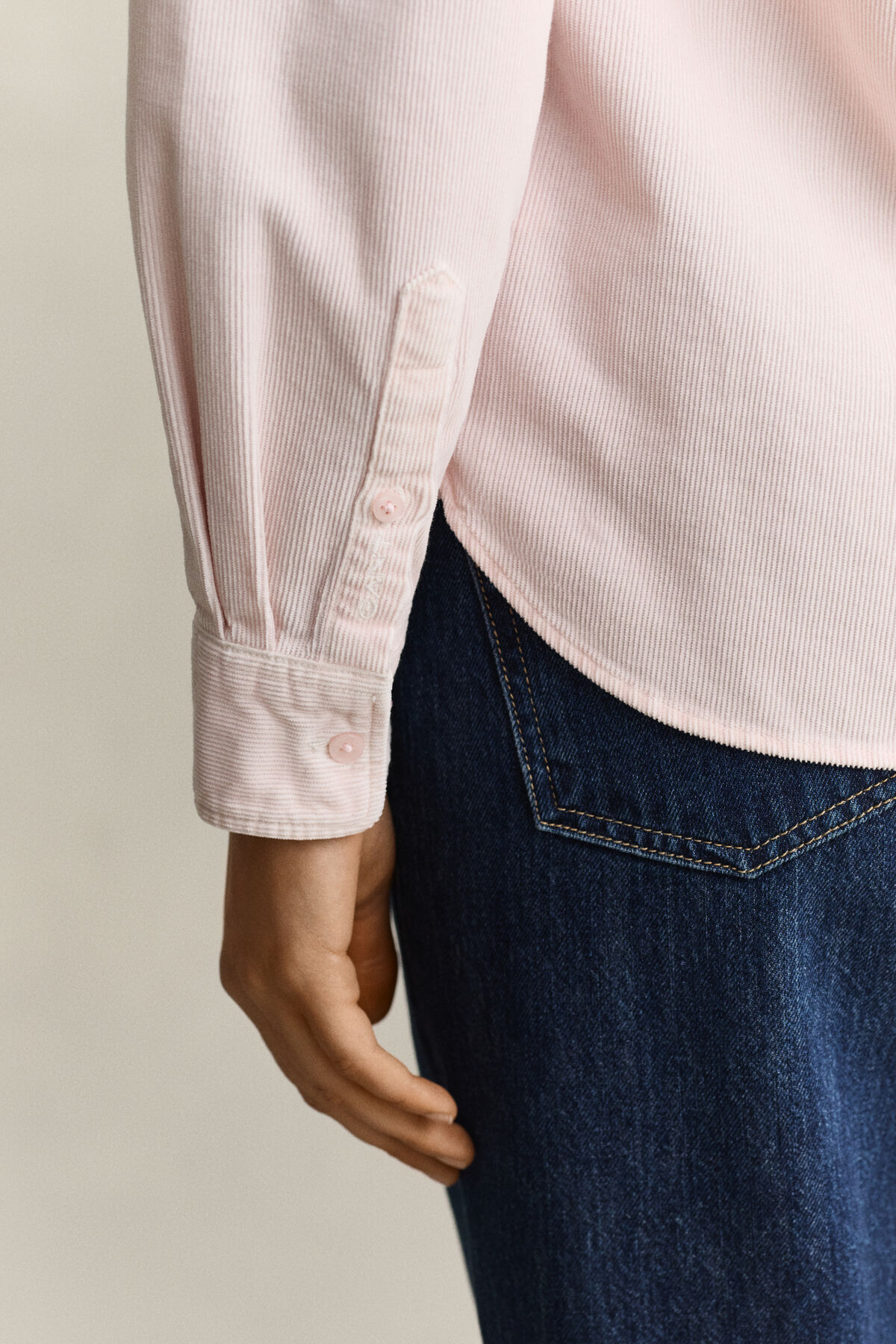 Regular Corduroy Shirt — REFINED PINK