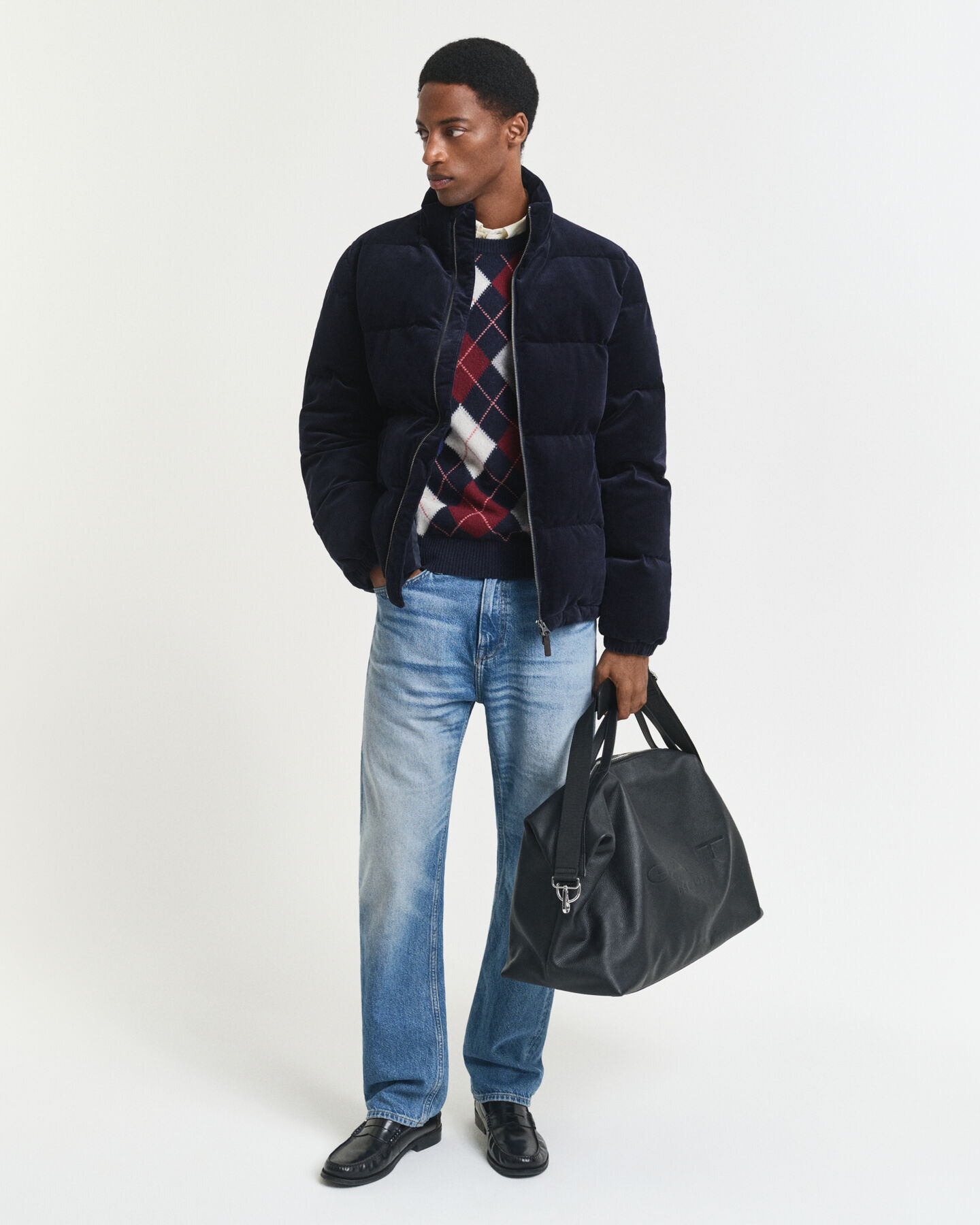 Argyle Crew Neck Sweater