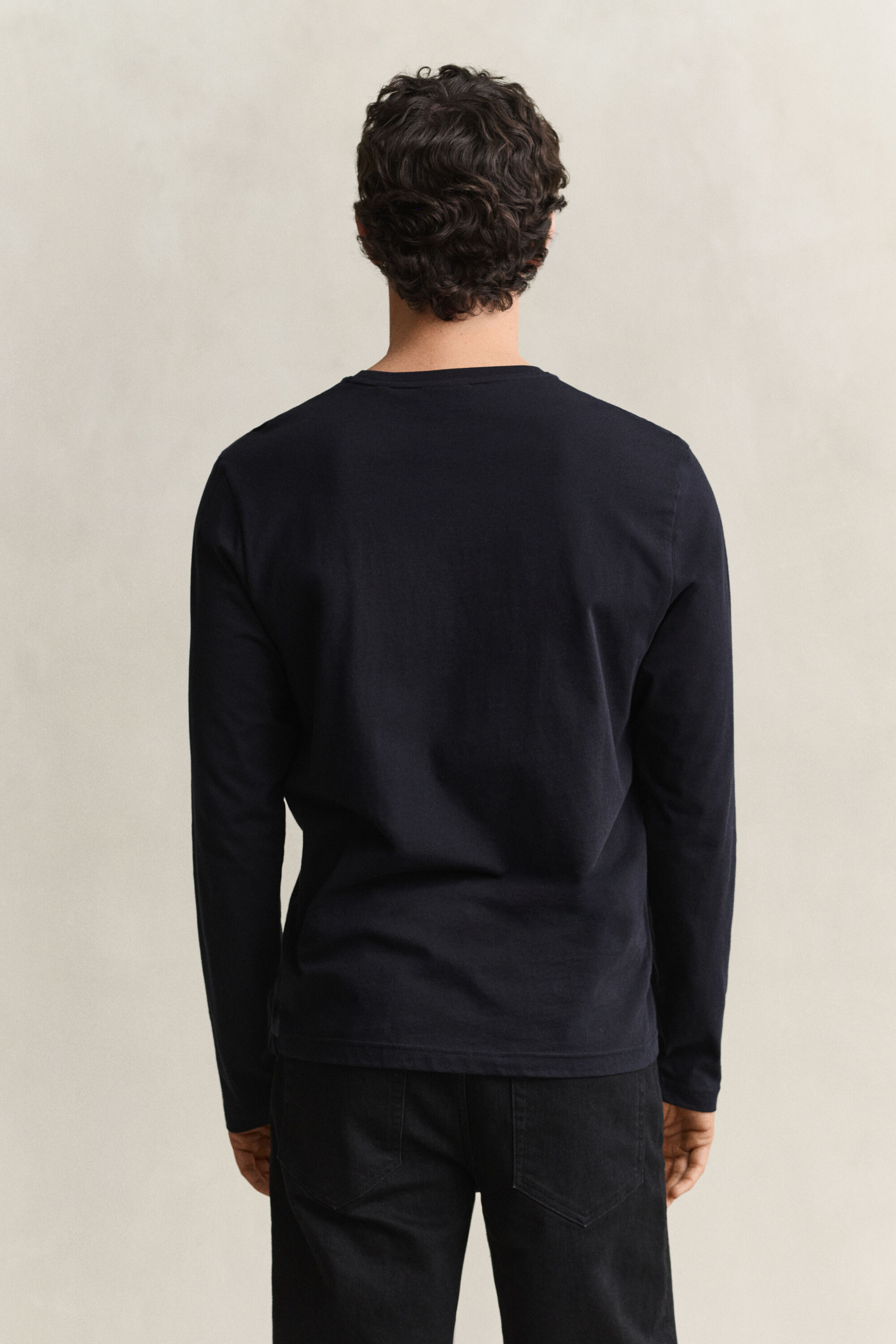 Shield Long Sleeve T-Shirt — BLACK