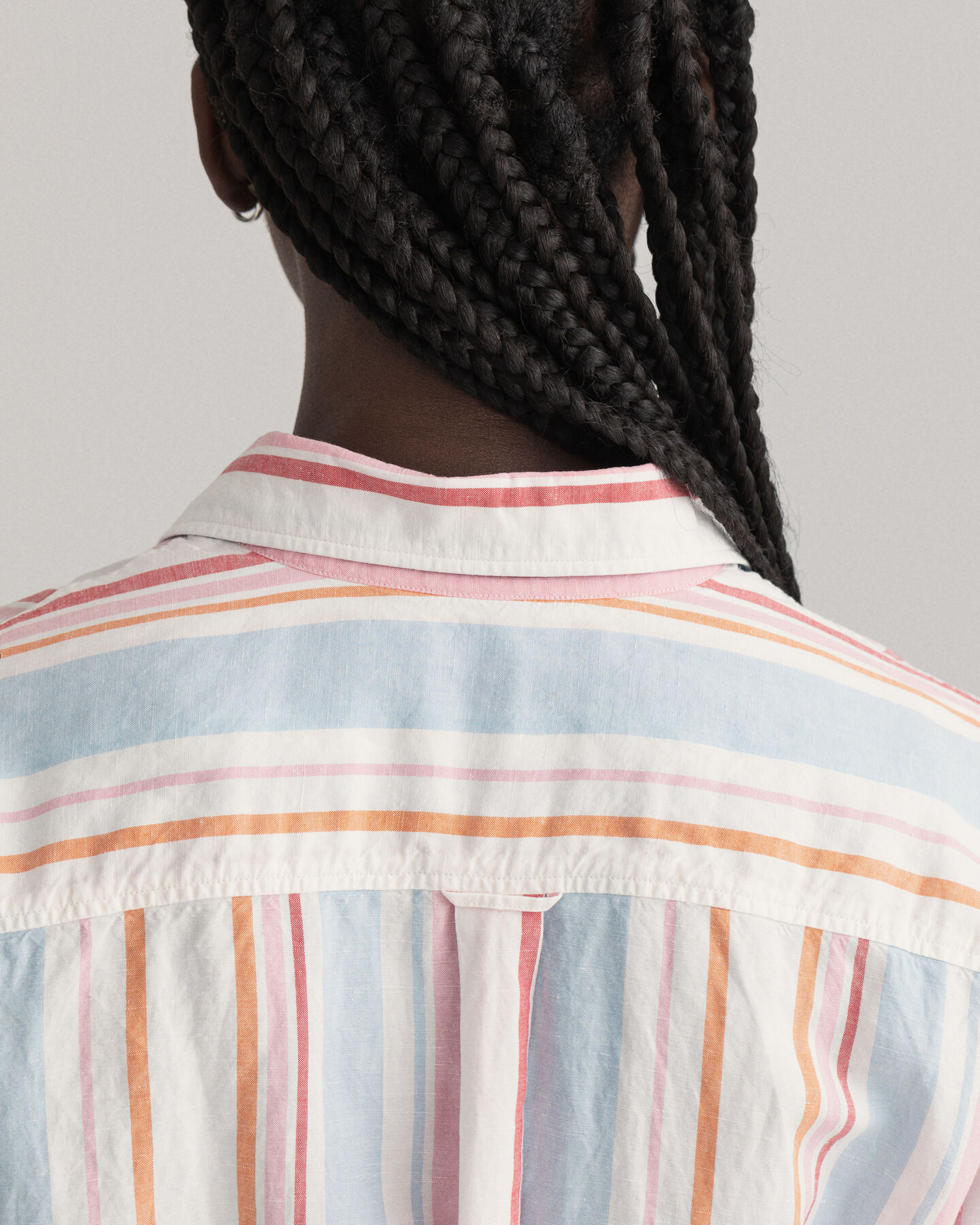 Multistripe Shirt Dress