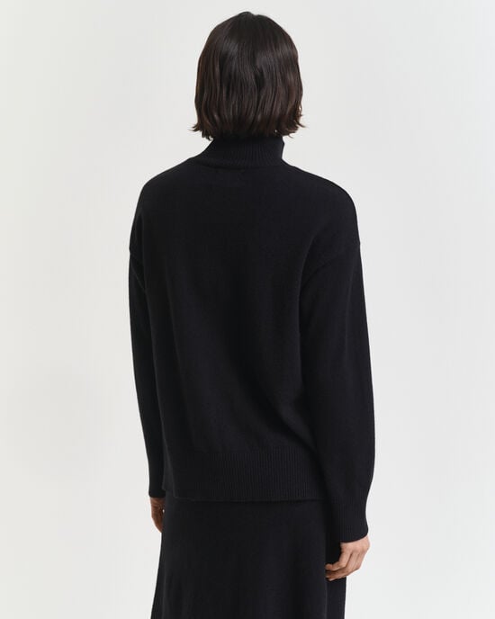 Superfine Lambswool Turtleneck Sweater